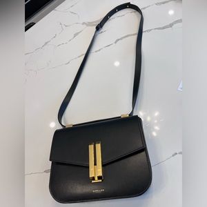 Authentic Demellier Vancouver Leather Shoulder Bag
